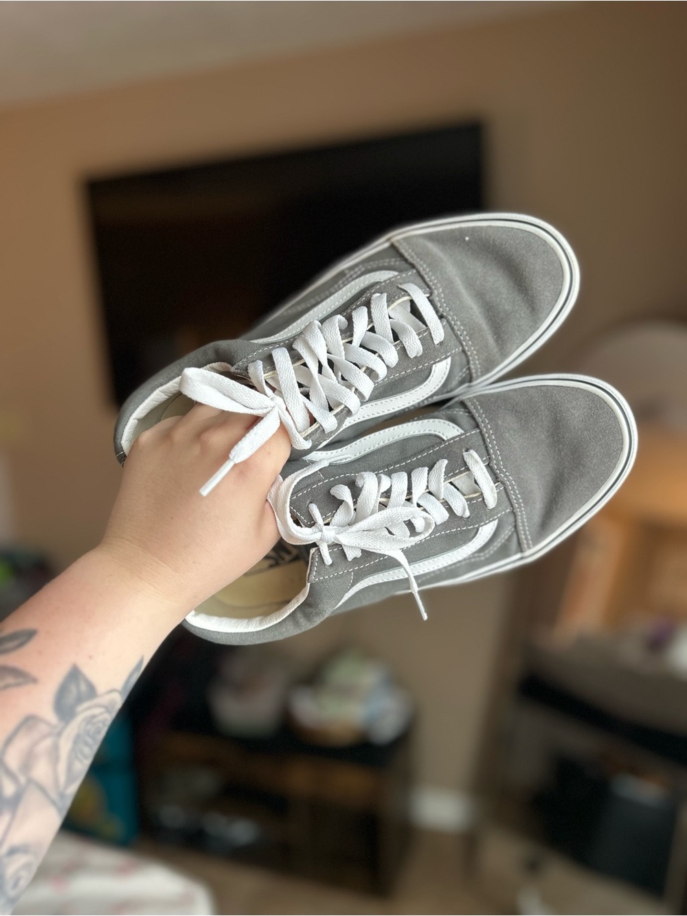 Grey Suede Vans